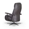 Fauteuil relax électrique releveur 2 moteurs EASYSWING 7357 en cuir 35 Onyx de la marque HIMOLLA