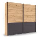 Armoire 226 cm YANIS avec 2 portes coulissantes