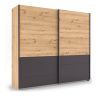 Armoire 226 cm YANIS avec 2 portes coulissantes