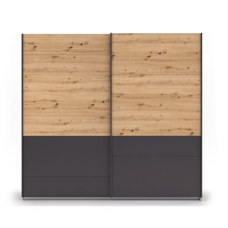 Armoire 226 cm YANIS avec 2 portes coulissantes