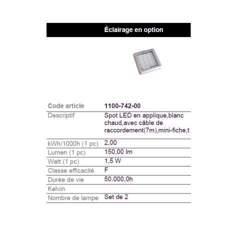 Meuble TV 166 cm MABEL avec 2 portes et 2 niches