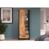 Armoire d'entrée MABEL avec 2 porte et miroir partiel
