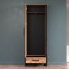 Armoire d'entrée MABEL avec 2 porte et miroir partiel