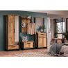 Armoire d'entrée MABEL avec 2 porte et miroir partiel