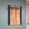 Portemanteau muralMABEL en décor bois de manguier