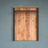 Portemanteau muralMABEL en décor bois de manguier