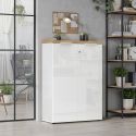 Armoire de bureau 2 portes AURELIA hauteur 115 cm