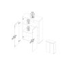 Armoire de bureau 2 portes AURELIA hauteur 115 cm
