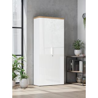 Armoire de bureau 2 portes AURELIA hauteur 190 cm