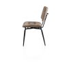 Manou, chaise - off black - tissu Karese - Henders and Hazel