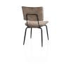 Manou, chaise - off black - tissu Karese - Henders and Hazel