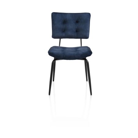 Manou, chaise - off black - tissu Karese - Henders and Hazel
