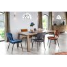 Manou, chaise - off black - tissu Karese - Henders and Hazel