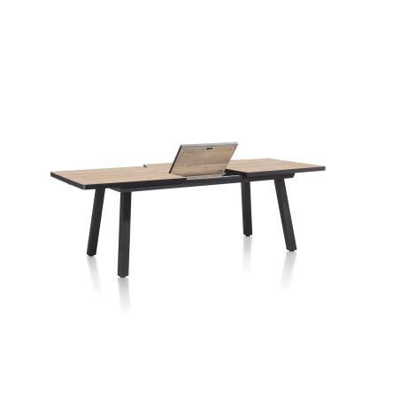 Avalox, table à rallonge 160 (+ 50) x 98 cm - 4 pieds - Henders and Hazel