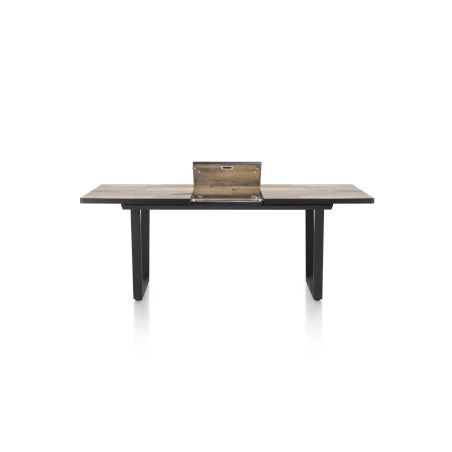 Avalox, table à rallonge 160 (+ 50) x 98 cm - pieds v - Henders and Hazel