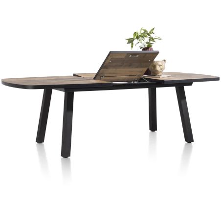 Avalox, table à rallonge ovale 190 (+ 60) x 110 cm - 4 pieds - Henders and Hazel