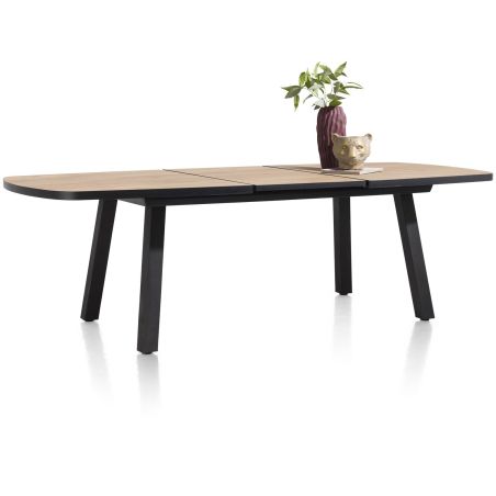 Avalox, table à rallonge ovale 190 (+ 60) x 110 cm - 4 pieds - Henders and Hazel