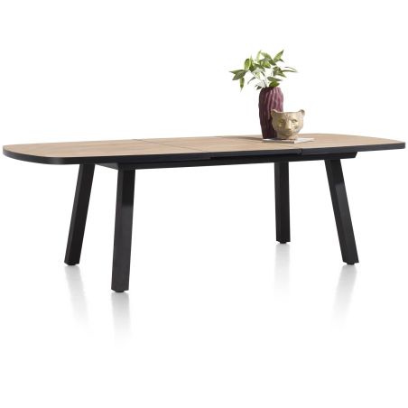 Avalox, table à rallonge ovale 190 (+ 60) x 110 cm - 4 pieds - Henders and Hazel