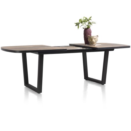 Avalox, table à rallonge ovale 190 (+ 60) x 110 cm - pieds v - Henders and Hazel