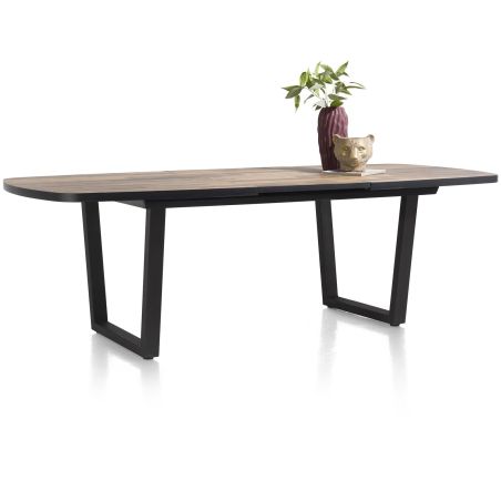 Avalox, table à rallonge ovale 190 (+ 60) x 110 cm - pieds v - Henders and Hazel
