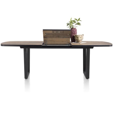 Avalox, table à rallonge ovale 190 (+ 60) x 110 cm - pieds v - Henders and Hazel