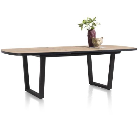 Avalox, table à rallonge ovale 190 (+ 60) x 110 cm - pieds v - Henders and Hazel
