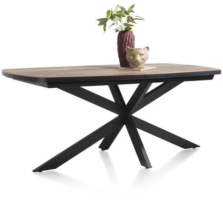 Avalox, table à rallonge ovale 190 (+ 60) x 110 cm - pied central - Henders and Hazel