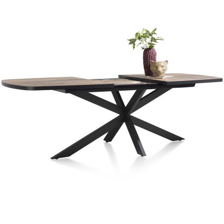 Avalox, table à rallonge ovale 190 (+ 60) x 110 cm - pied central - Henders and Hazel