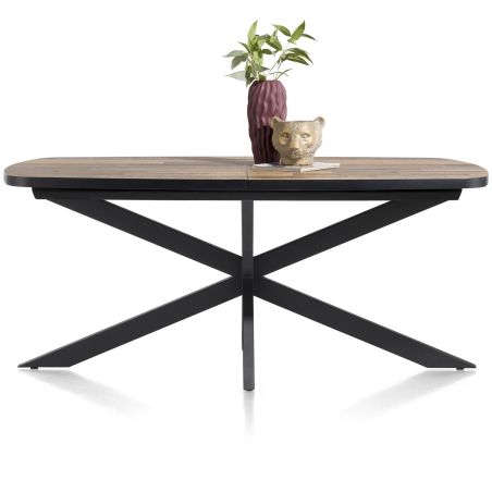 Avalox, table à rallonge ovale 190 (+ 60) x 110 cm - pied central - Henders and Hazel