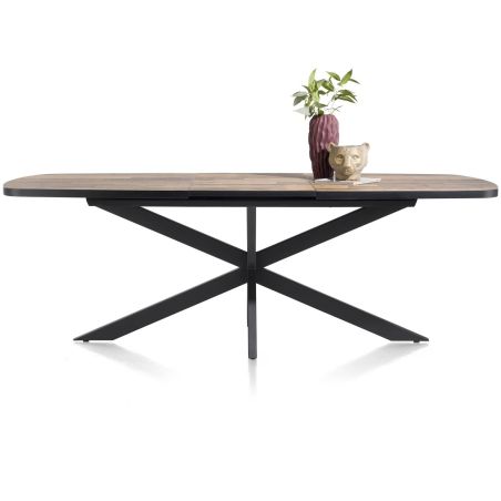 Avalox, table à rallonge ovale 190 (+ 60) x 110 cm - pied central - Henders and Hazel