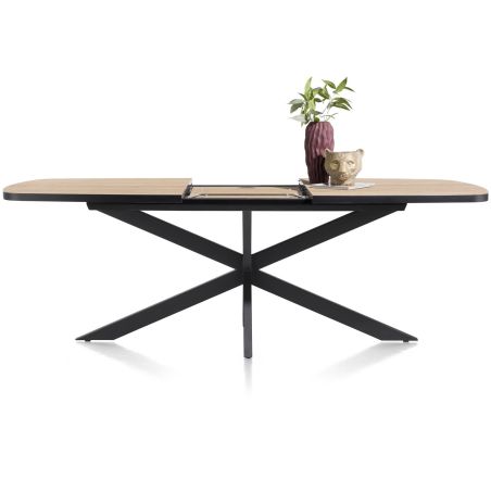 Avalox, table à rallonge ovale 190 (+ 60) x 110 cm - pied central - Henders and Hazel