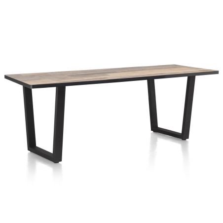 Avalox, table de bar 230 x 98 cm - pieds v - Henders and Hazel