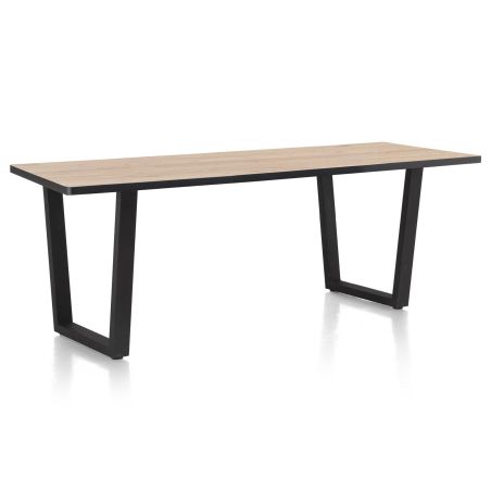 Avalox, table de bar 230 x 98 cm - pieds v - Henders and Hazel