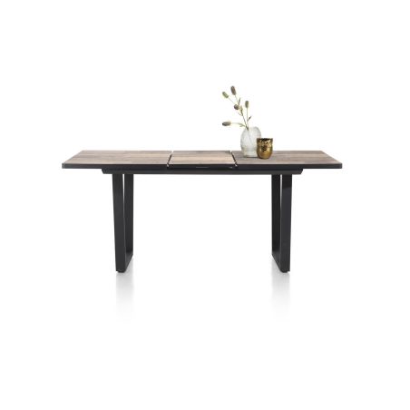 Avalox, table de bar à rallonge 160 (+ 50) x 98 cm - pieds v - Henders and Hazel
