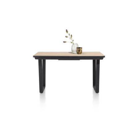 Avalox, table de bar à rallonge 160 (+ 50) x 98 cm - pieds v - Henders and Hazel