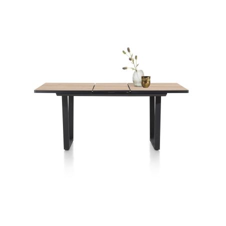 Avalox, table de bar à rallonge 160 (+ 50) x 98 cm - pieds v - Henders and Hazel