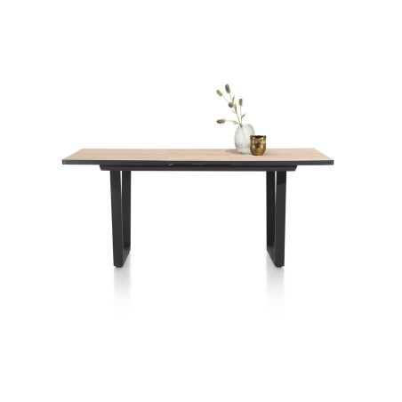 Avalox, table de bar à rallonge 160 (+ 50) x 98 cm - pieds v - Henders and Hazel
