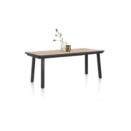 Avalox, table de bar à rallonge 190 (+ 60) x 98 cm - 4 pieds - Henders and Hazel