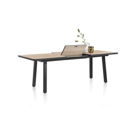 Avalox, table de bar à rallonge 190 (+ 60) x 98 cm - 4 pieds - Henders and Hazel