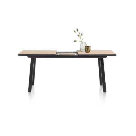 Avalox, table de bar à rallonge 190 (+ 60) x 98 cm - 4 pieds - Henders and Hazel