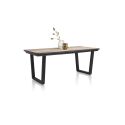 Avalox, table de bar à rallonge 190 (+ 60) x 98 cm - pieds v - Henders and Hazel