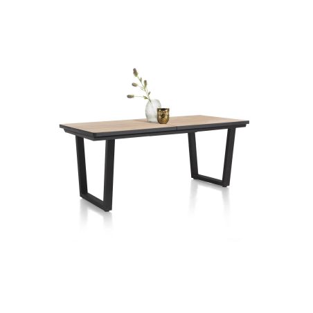 Avalox, table de bar à rallonge 190 (+ 60) x 98 cm - pieds v - Henders and Hazel