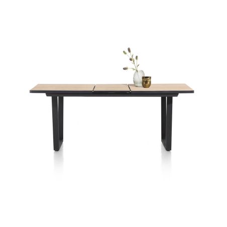 Avalox, table de bar à rallonge 190 (+ 60) x 98 cm - pieds v - Henders and Hazel