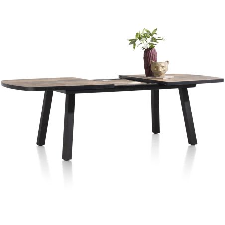 Avalox, table de bar à rallonge ovale 190 (+ 60) x 110 cm - 4 pieds - Henders and Hazel