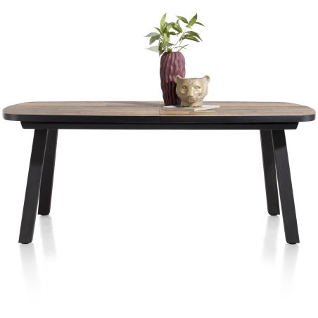 Avalox, table de bar à rallonge ovale 190 (+ 60) x 110 cm - 4 pieds - Henders and Hazel