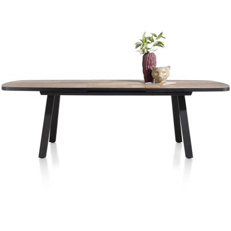 Avalox, table de bar à rallonge ovale 190 (+ 60) x 110 cm - 4 pieds - Henders and Hazel