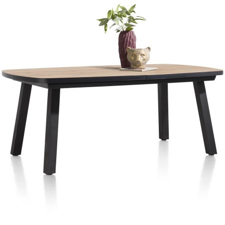 Avalox, table de bar à rallonge ovale 190 (+ 60) x 110 cm - 4 pieds - Henders and Hazel