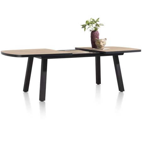 Avalox, table de bar à rallonge ovale 190 (+ 60) x 110 cm - 4 pieds - Henders and Hazel