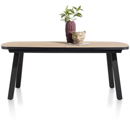 Avalox, table de bar à rallonge ovale 190 (+ 60) x 110 cm - 4 pieds - Henders and Hazel