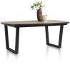 Avalox, table de bar à rallonge ovale 190 (+ 60) x 110 cm - pieds v - Henders and Hazel
